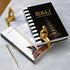 Set 3 Decorative Books for Home Decor - Black and Gold Foiled Decor Books for Coffee Table - Decorative Hardcover