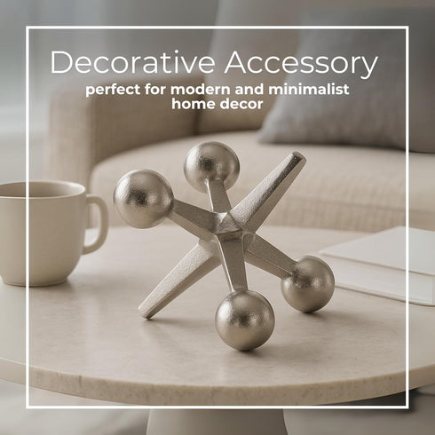5" Modern Decorative Sculpture Figurine - Home Accent for Living Room Decor or Bathroom Decor - Elegant Statement