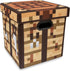 Minecraft Crafting Table 13-Inch Storage Bin Chest with Lid, Foldable Fabric Basket Container, Home Decor Essentials
