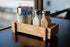 HIC Harold Import Co. Classic Diner Style Salt and Pepper Shaker, Glass, 2.5-Ounce