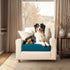 SUBRTEX Couch Slipcover | RV Seater Slip Loveseat Stretch Durable Sofa Cushion Cover for Livingroom, Small, Blue