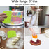5 PCs Dough Cutter Bench Scraper, Flexible Food-safe Plastic Bowl Scraper for Baking, BPA Free (White, Green, Orange,