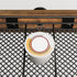 Coffee Pod Drawer Holder, 35 Capacity K Cup Storage Organizer, Sliding Mesh Basket for Home Office, Rustic Brown
