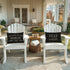 12x20 Inch Set 2 Cozy PANDICORN Welcome to Our Porch Stay Awhile Farmhouse Black and White Outdoor Lumbar Decorative