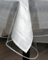 BRODER MFG. INC. Tablecloth Protector Crystal Clear Vinyl (52"x70" Oblong) - Durable for Parties & Everyday Use