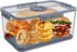 Honbuty Bread Box Bread Boxes with Lid for Kitchen Counter, Airtight Loaf