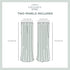 EXCLUSIVE HOME Kochi Light Filtering Linen Blend Grommet Top Curtain Panel Pair, 52x96, Dove Grey