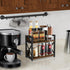 Countertop Counter Shelf,2 YINMIT Shelf Organizer,Coffee Bar Accessories,Spice Rack,Coffee Tier Coffee Organizer