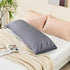 BEDELITE Body Pillow Cover, Rayon from Bamboo, Cooling Pillowcase for Hot Sleepers, Grey 20x54 Inches