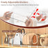 2-Pack Closet, Closet, SURETIVIAN Purse Organizers for Adjustable Small Shelf Divider Rack for Clear Handbag Storage