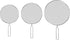 Classic Cuisine 3-pc Set: Stainless Steel Oil Frying Pans and Pots with Splatter Screen Guards, S, M, L