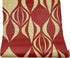 Yifely Red Geometric Design Self-Adhesive Shelf Liner, 17.7 Inch by 9.8 Feet