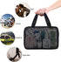 Moyad Mesh Shower Caddy Portable Toiletry Tote Gym Bag for College Dorm Bathroom (Large Black)