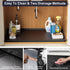 Under Sink Mat - 31" x 22" Waterproof Kitchen Cabinet Liner with Drain Hole - Flexible Silicone Mat for Kitchen