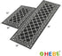 HEBE Kitchen Rug Sets 2 Piece with Runner Non Slip Kitchen Rugs and Mats Washable Kitchen Mats Set for Floor Kitchen Carpet Rug Runner for Hallway Entryway Kitchen Laundry by HEBE