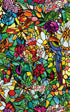 d-c-fix Window Privacy Film Tulia Stained Glass, Self-Adhesive Decorative Vinyl Covering for Home, 17.7" x 78.7"