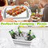 Space Saving Collapsible Cutting Board, 3 in 1 Multifunction Dish Tub with Draining Hole for Camping