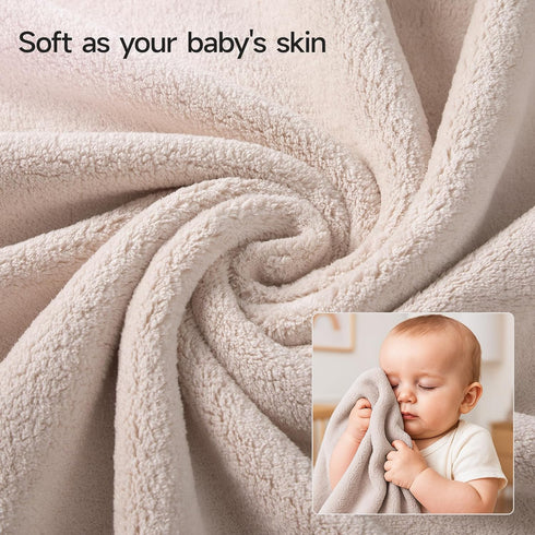 Set 6 (70 x35 670GSM Sets REDKISS Towel of - Oversized Bath Sheets in), Ultra Soft & Highly Absorbent, Quick Dry Beige