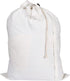 LFH Home Large Canvas Heavy Duty Cotton Laundry Bag, Stylish Drawstring Closure, 20x30 Inch