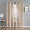 Warm Home Designs Pair of Standard Length 38" x 84" Linen Gold Color Knitted Lace Curtains with 6 Grommets