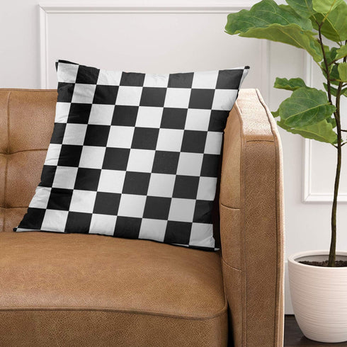 Emvency Throw Pillow Cover Race Classic Checkered I Bleed Racing Check, 16 x 16 Inch