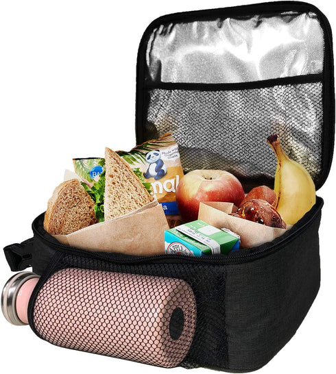 Hap Tim Pink Insulated Lunch Bag for Women, Reusable Spacious Lunchbox for Adults