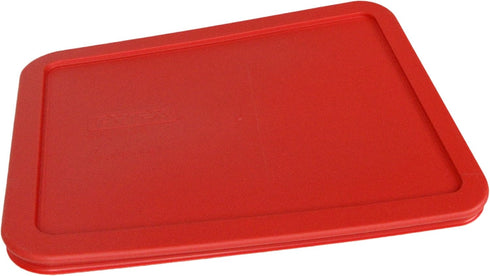 Pyrex 7211-PC 6-Cup Red Food Storage Replacement Lid, 2-Pack, Made in USA