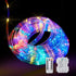 LED Rope Lights, Battery Operated String Lights, 40Ft 120 LEDs, 8 Modes Outdoor Waterproof Fairy Lights