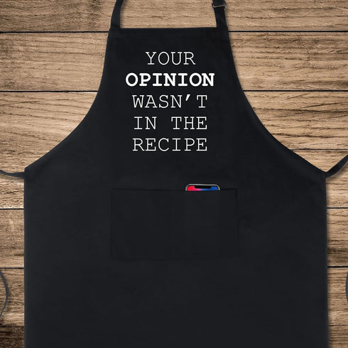 100% Cotton Funny Apron with 2 Pockets for Men Women BBQ Grilling Adjustable Bib Black Aprons Gifts Cooking Kitchen