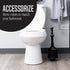 JS Jackson Supplies Professional Bellows Accordion Toilet Plunger, High Pressure Thrust for Heavy Duty Clogs