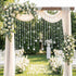 Soulchen 24 Pcs 40 Inch Clear Acrylic Crystal Garland Strands Large Hanging