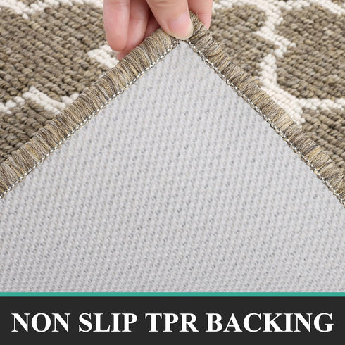 Pauwer Door Mat Indoor Entrance, 20"x59" Absorbent Dirt Trapper Welcome Mats, Washable Non Slip Runner Rugs for Hallway