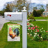 Welcome Rooster Garden Flag, 12.5X18 Double-Sided Farm Animal Chicken Flag for Outdoor Decor