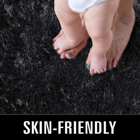 TWINNIS Carpets,5x7 Super Soft Shaggy Rugs Fluffy Feet, Indoor Modern Plush Area Rugs for Living Room Bedroom Kids Room