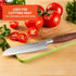 IMUSA 6in Chef WL Stainless Steel Santoku Knife with Wood Look Handle