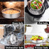 P&P CHEF Cake Pan Set of 2, Stainless Steel Round Baking Layer Cake Pans, 8 Inch, Non Toxic & Easy Clean