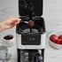Programmable 6 12-Cup, West Bend Drip Coffee Maker Brews Hot or Iced, with Brew Strength Selector Auto Shut-Off
