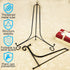 2PCS Premium Black Iron Plate Stands for Display 10 Inch, Decorative Solid Metal Holders for Mini Easel, Frame, Bowl