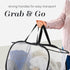 Popup and Collapsible Foldable Laundry Basket - Durable Mesh Material, Easy Carry Handles, Great Hamper for College