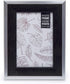 Modern-Contemporary Beautiful Woodgrain Metallic Countertop Photo Frame, 4 x 6 inches, Black by Truu Design