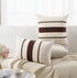 Fancy Homi Set 1 12x24 Inch of Boho Brown Long Lumbar Decorative Throw Pillow Cover for Couch Bed Sofa Chair, Modern