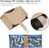 Towel(1-Carved Hennaja Leather Cover for Disposable Paper Hand Towel Box, Compatible with Kleenex Paper Hand Beige)