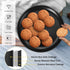 P&P CHEF 13½ Inch Pizza Pan Set, 3 Pack Nonstick Round Pizza Trays for Oven Baking, Stainless Steel Core, Black