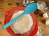 RSVP International Ela's Favorite Silicone Spatula Spoon - Turquoise, 11" | BPA-Free, Dishwasher Safe