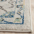 SAFAVIEH Evoke Collection Accent Rug (2'2" x 4', Ivory & Blue, Boho Design, Non-Shedding, Easy Care)