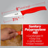 Paring Knife, German Stainless Steel Blade, 8 Inches, 3/12 Inch Blade, Red by Slitzer Germany