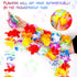 Aneco 6 Pack Colorful Hawaiian Luau Tropical Flower Lei Garland, 10 Feet Each