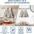 Kwlegh Set 2 Easter Hanging Dish Towels Easter Colorful Egg Kitchen Towels with Hanging Loop Spring Holiday Hand Towel