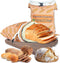 2 Pack Beeswax Bread Bags for Sourdough and Homemade Bread, Reusable Organic