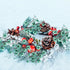 24 10 Inch Geosar Pieces Christmas Glitter Berries Stems Christmas Berry Picks Artificial Glittered Berries Ornaments